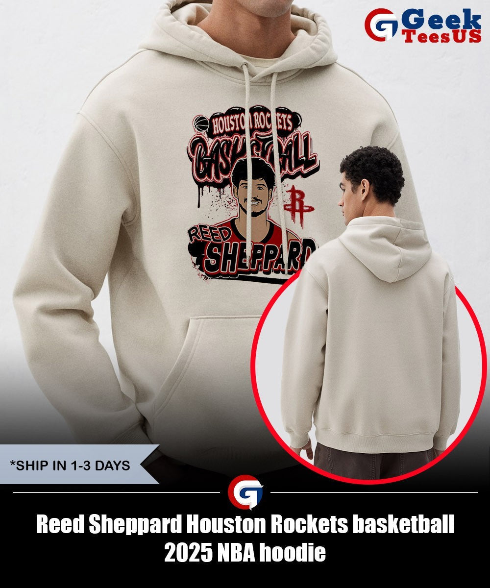 Reed Sheppard Houston Rockets basketball 2025 NBA shirt