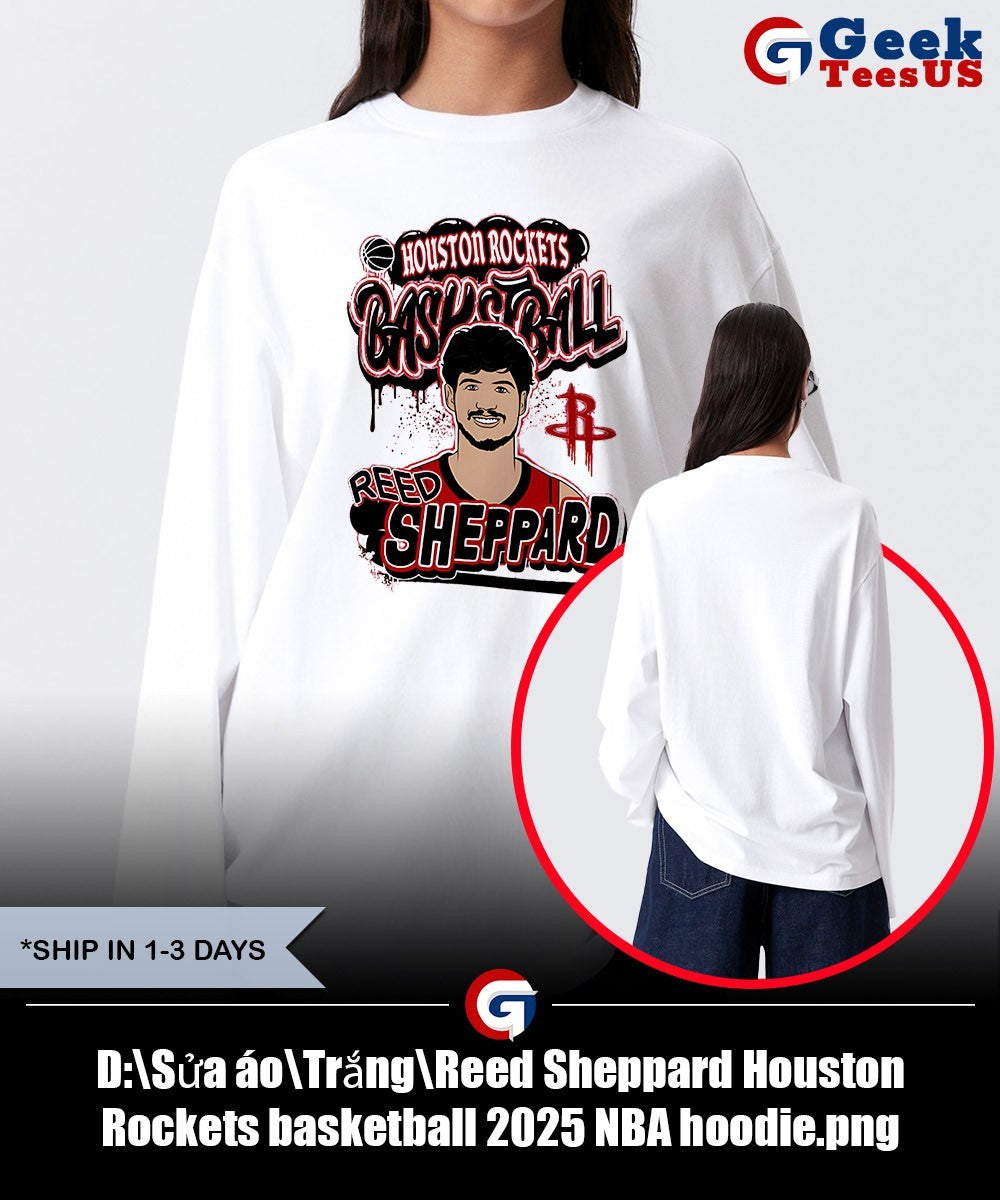 Reed Sheppard Houston Rockets basketball 2025 NBA shirt
