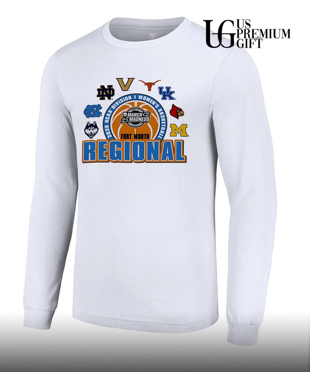 Regional Fort Worth 2026 NCAA Division 1 Women’s basketball Sweet 16 March Madness shirt