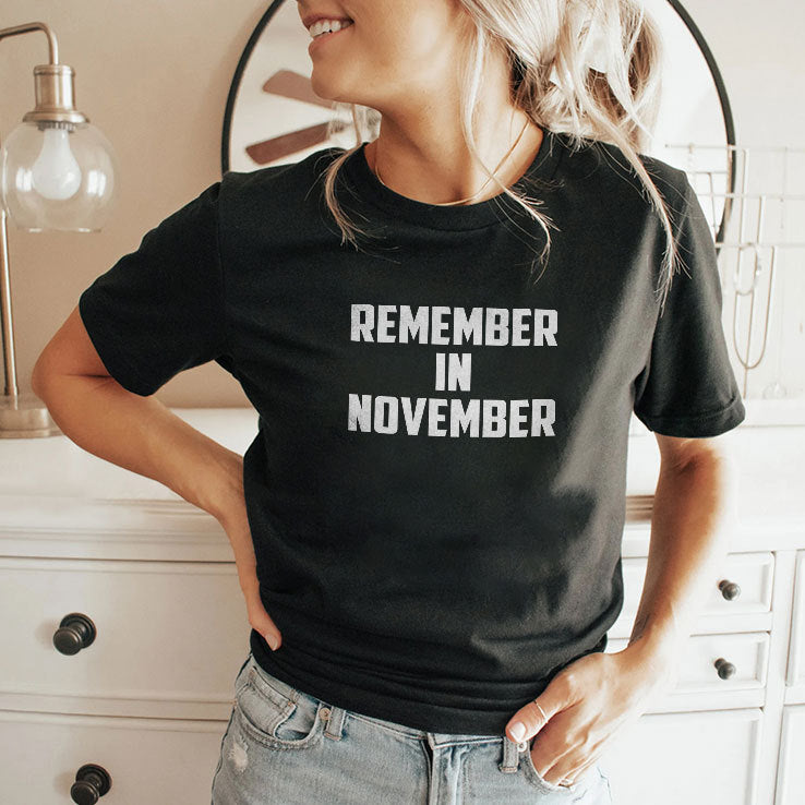 Remember In November Hurricane Helene Relief Efforts Shirt