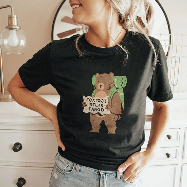 Resist Bear Foxtrot Delta Tango Anti Trump T Shirt