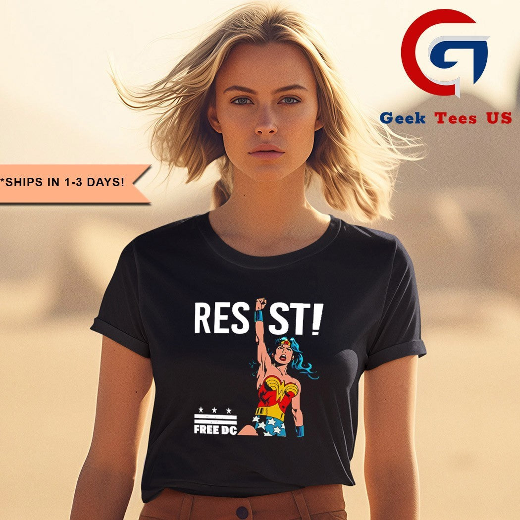 Resist Diana Prince Free DC shirt