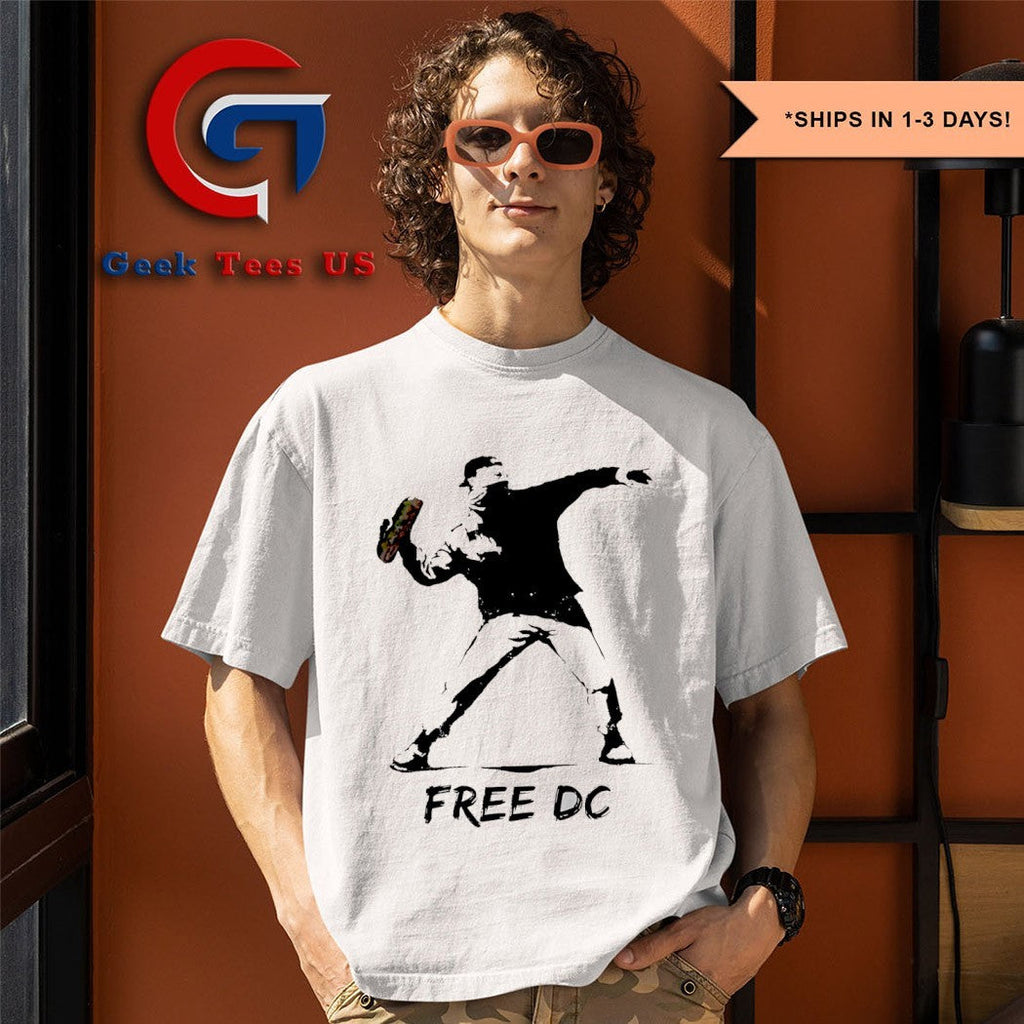 Resist Sandwich Thrower Free DC shirt
