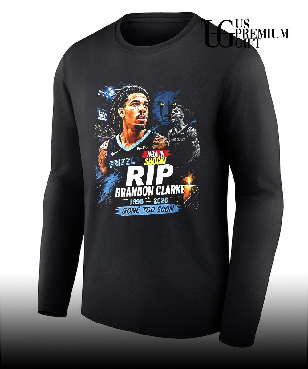 Rest In Peace Brandon Clarke 1996-2026 In Loving Memory shirt