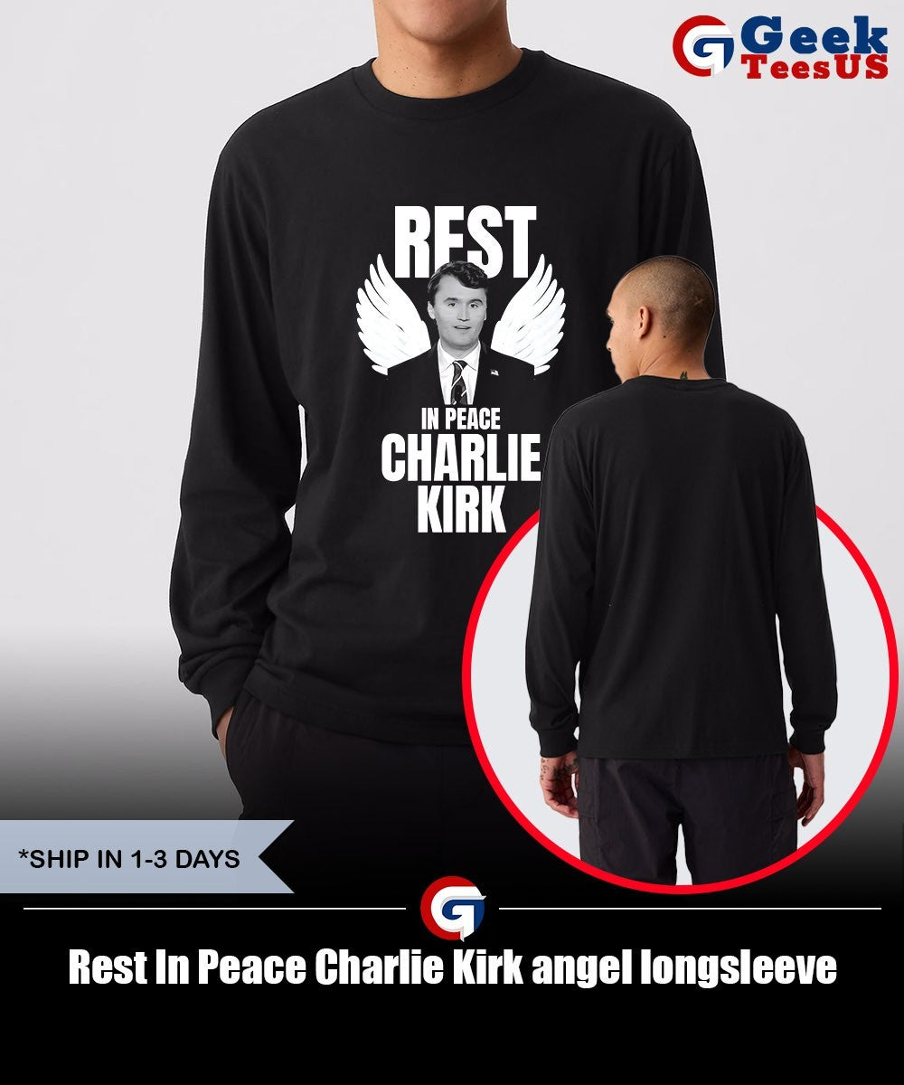 Rest In Peace Charlie Kirk angel shirt