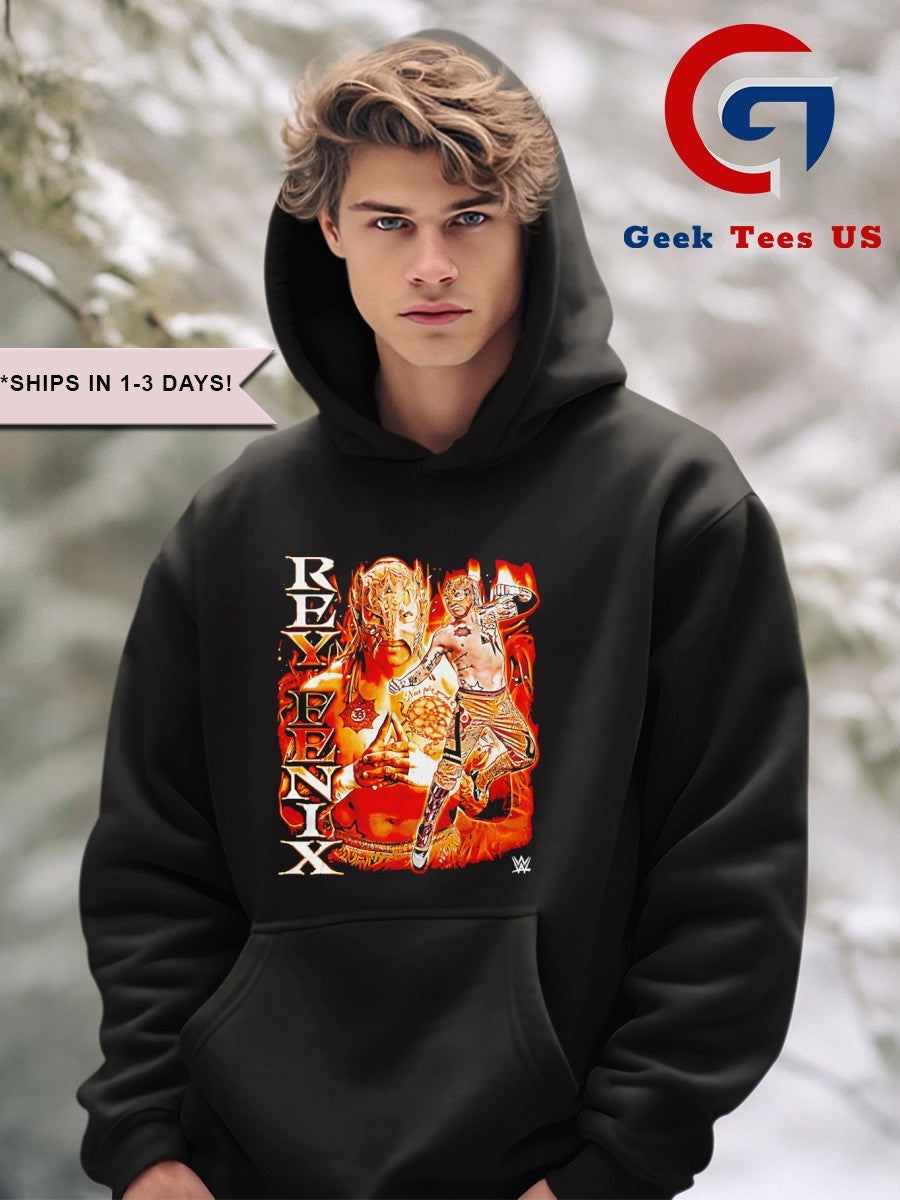 Rey Fenix wrestler portrait shirt