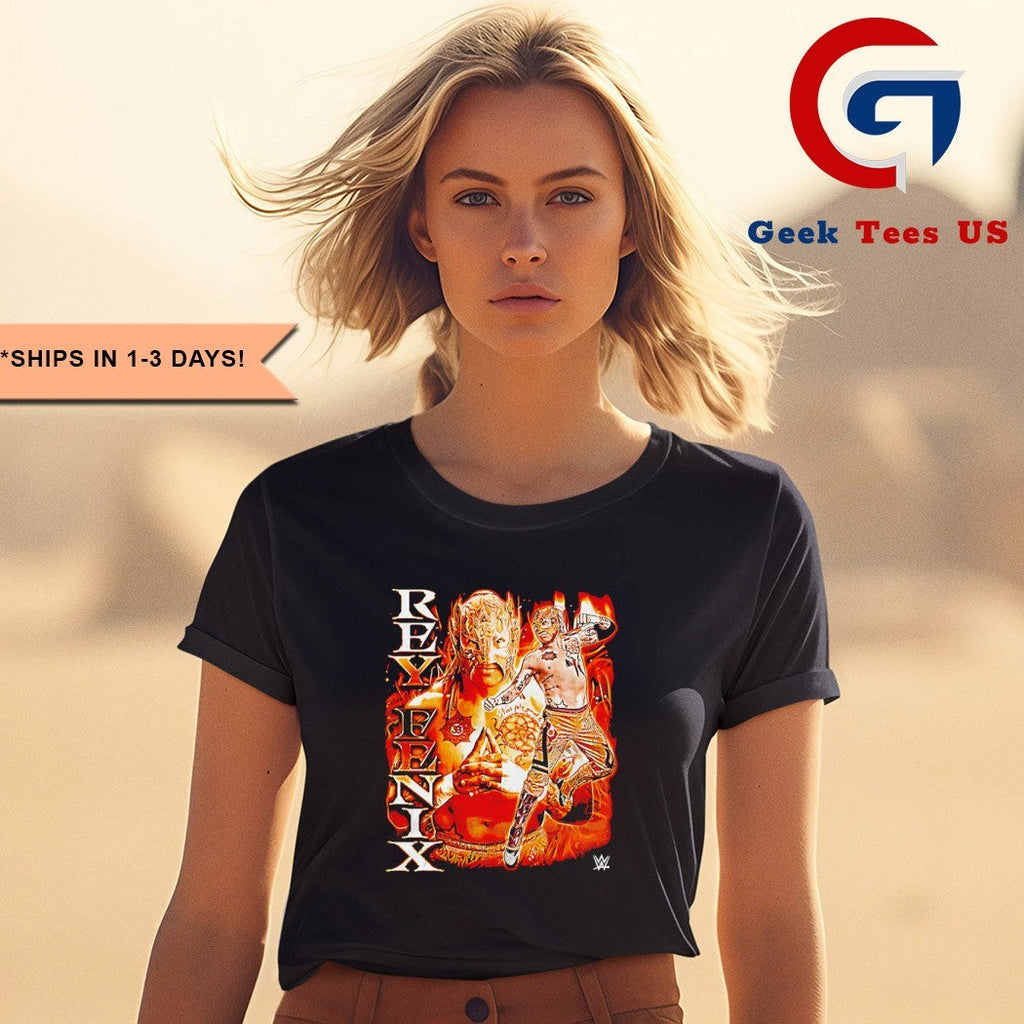 Rey Fenix wrestler portrait shirt