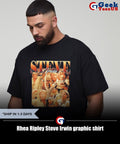 Rhea Ripley Steve Irwin graphic shirt