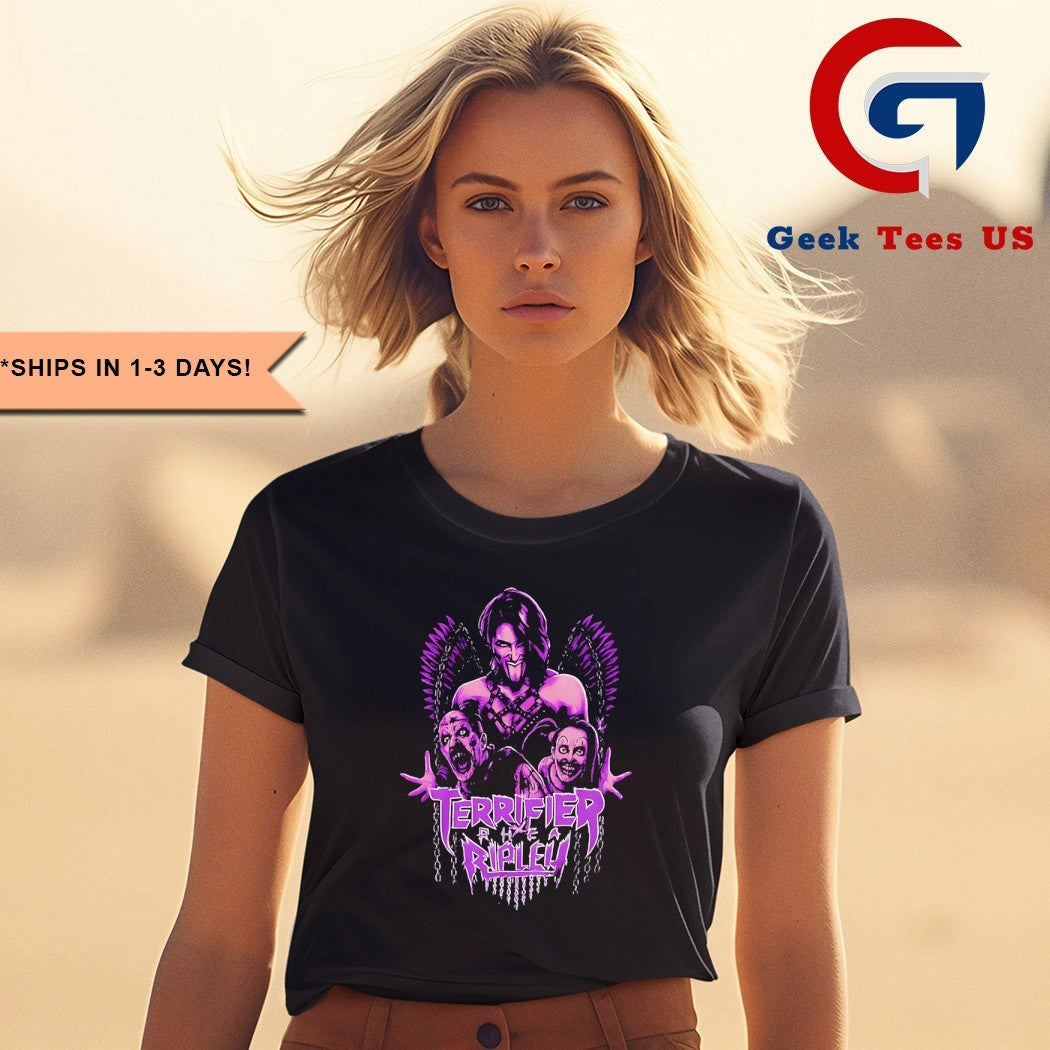 Rhea Ripley x Terrifier Halloween shirt