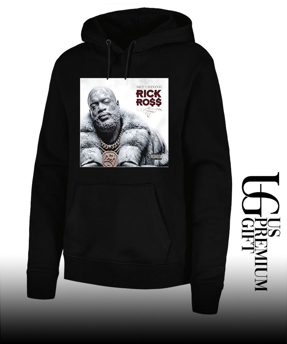Rick Ross Set In Stone Album Cover signature shirt