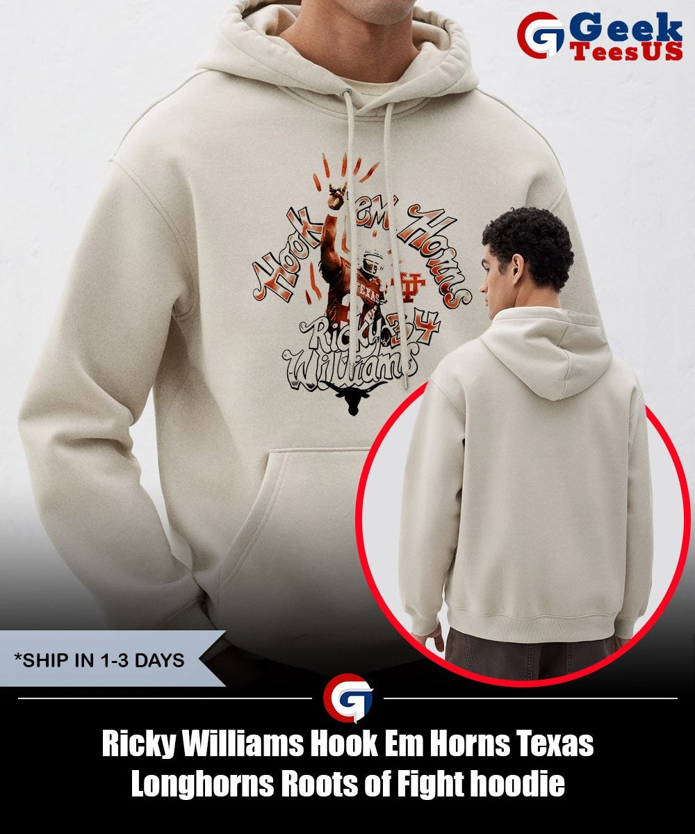 Ricky Williams Hook Em Horns Texas Longhorns Roots of Fight shirt