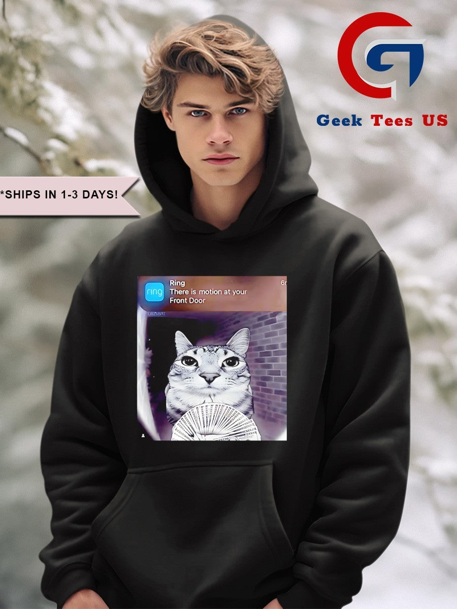 Ring cat with motion meme shirt