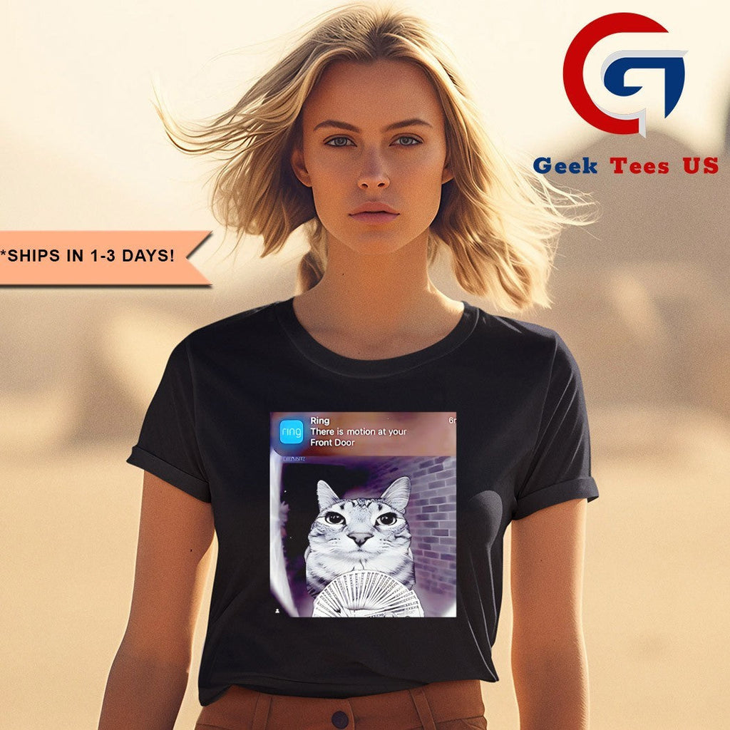 Ring cat with motion meme shirt