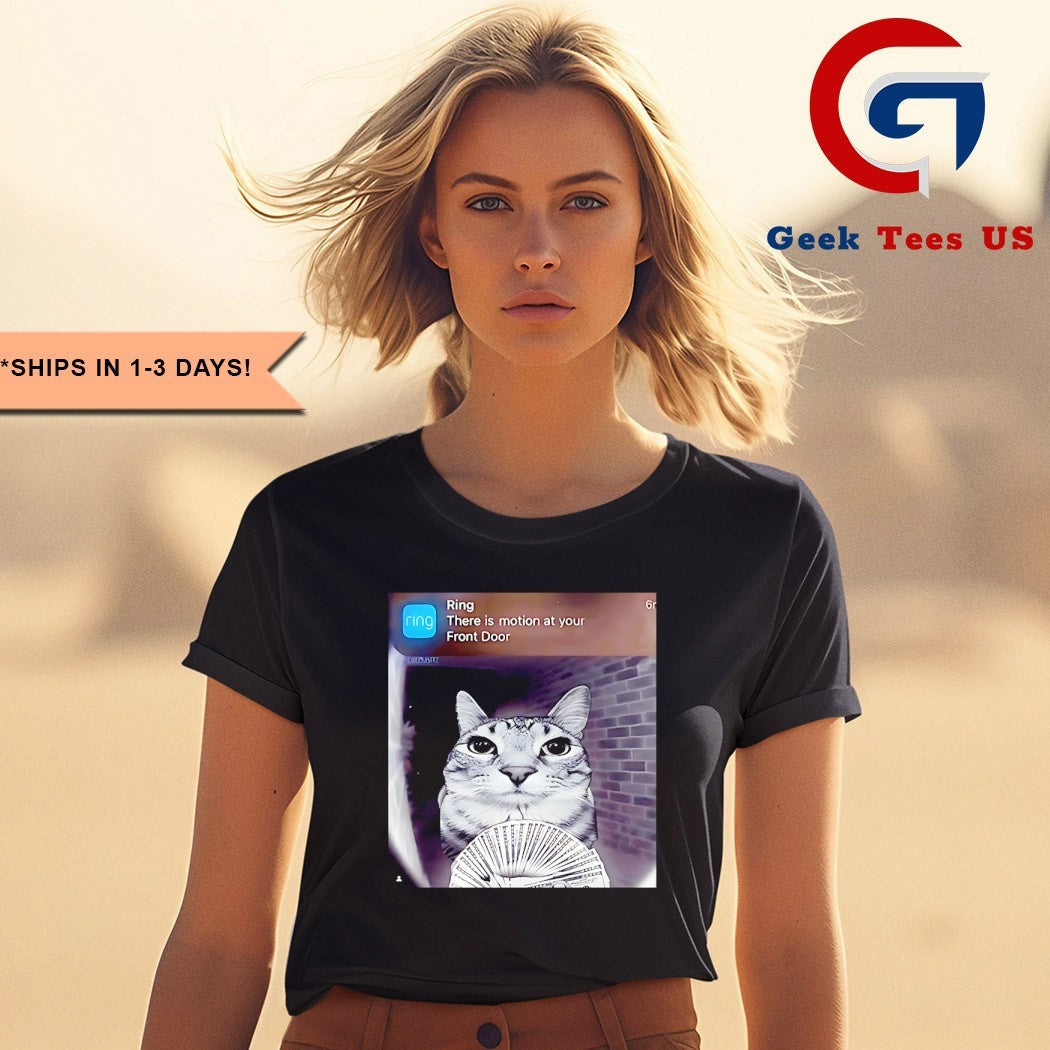 Ring cat with motion meme shirt