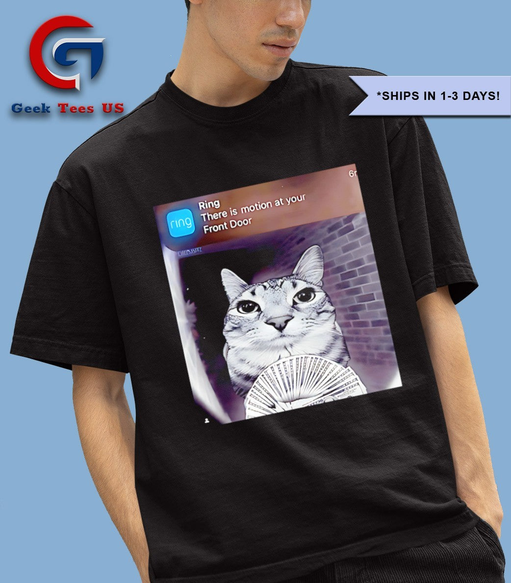 Ring cat with motion meme shirt
