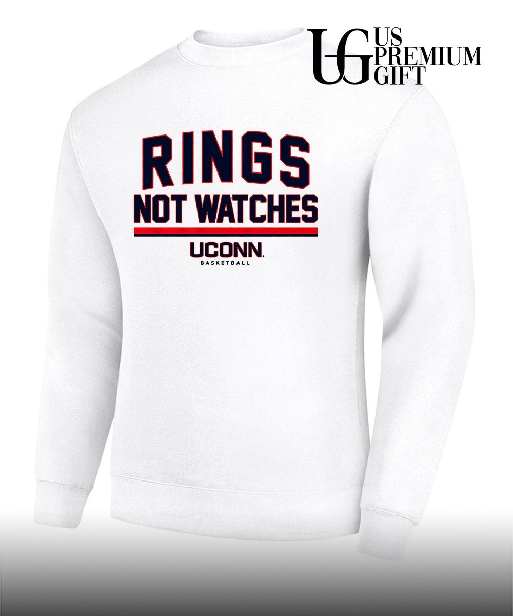 Rings Not Watches Uconn Huskies Basketball shirt
