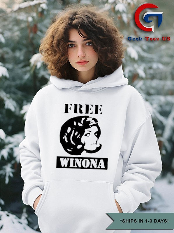 Robert Rich Free Winona Ryder shirt