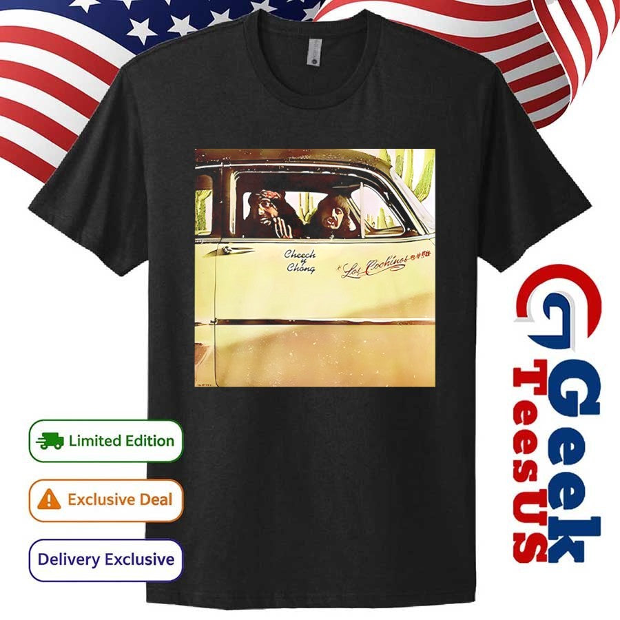 Robin Arellano Cheech and Chong Los Cochinos photo shirt