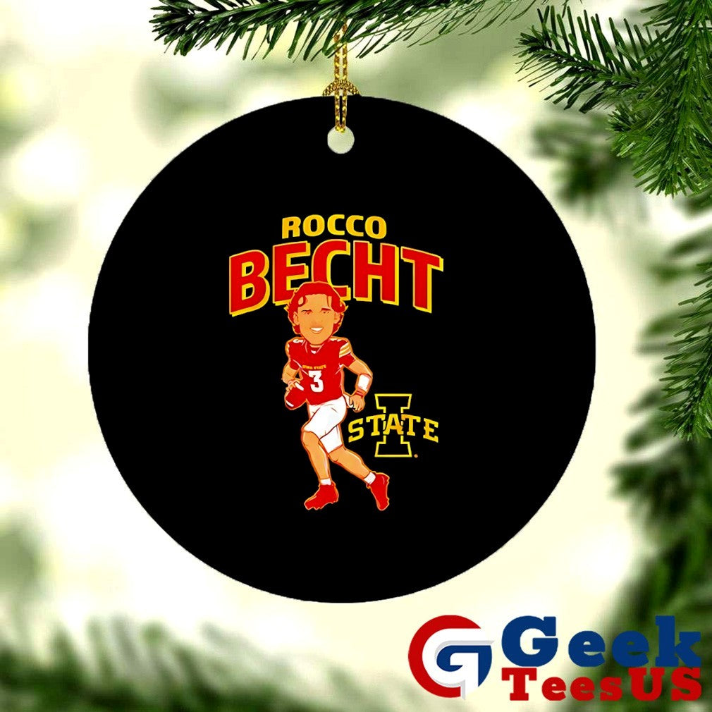 Rocco Becht Iowa State Cyclones Football caricature shirt