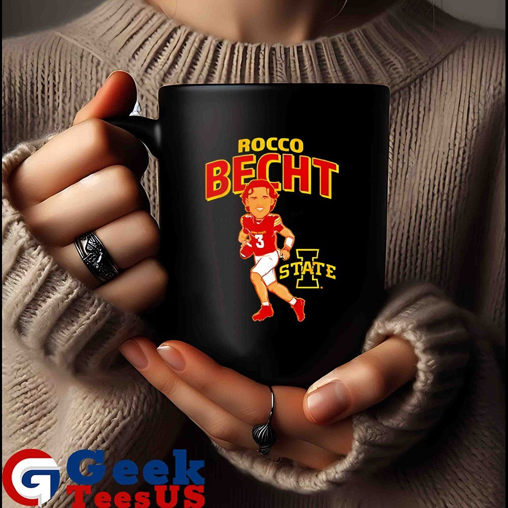 Rocco Becht Iowa State Cyclones Football caricature shirt