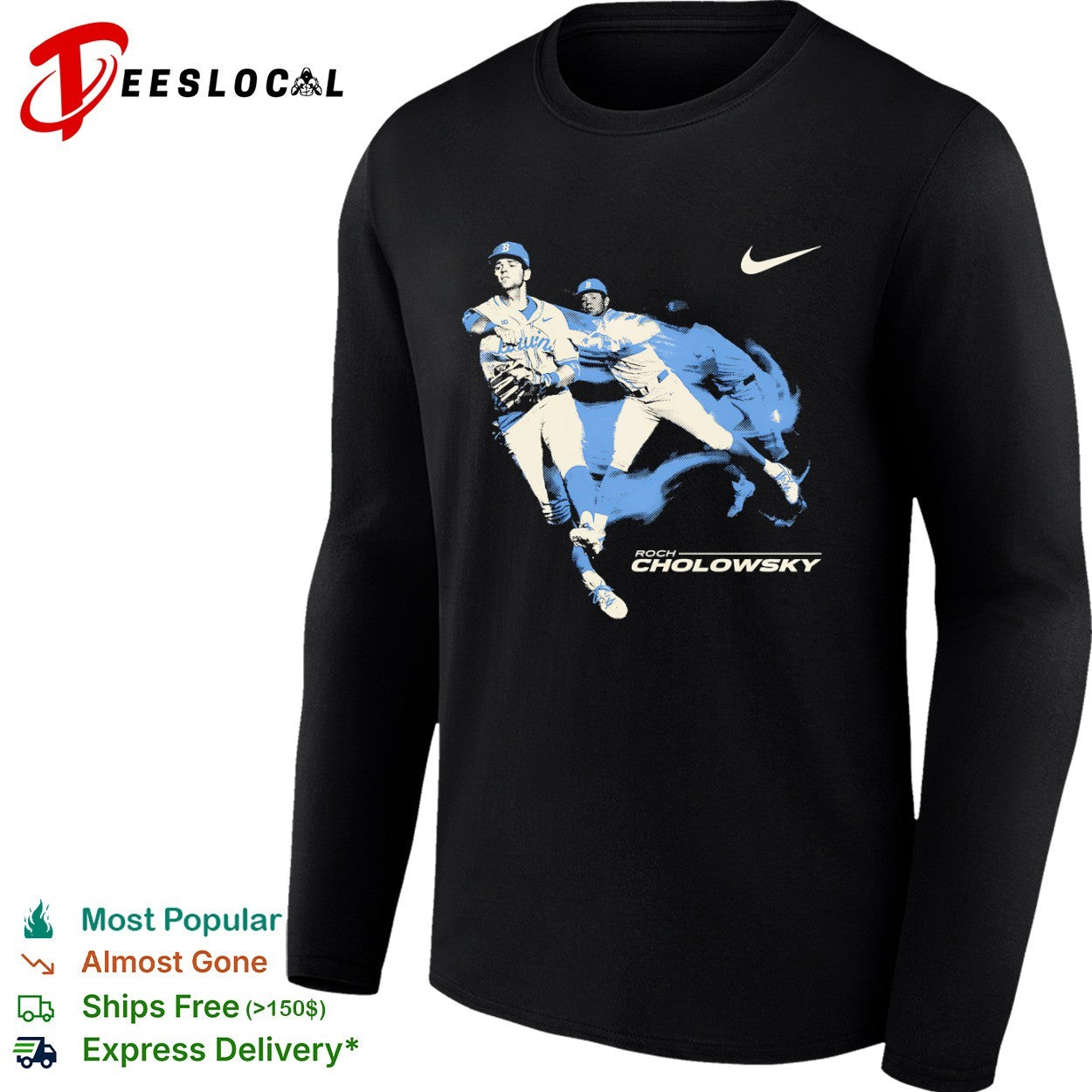 Roch Cholowsky Halftone Baseball shirt