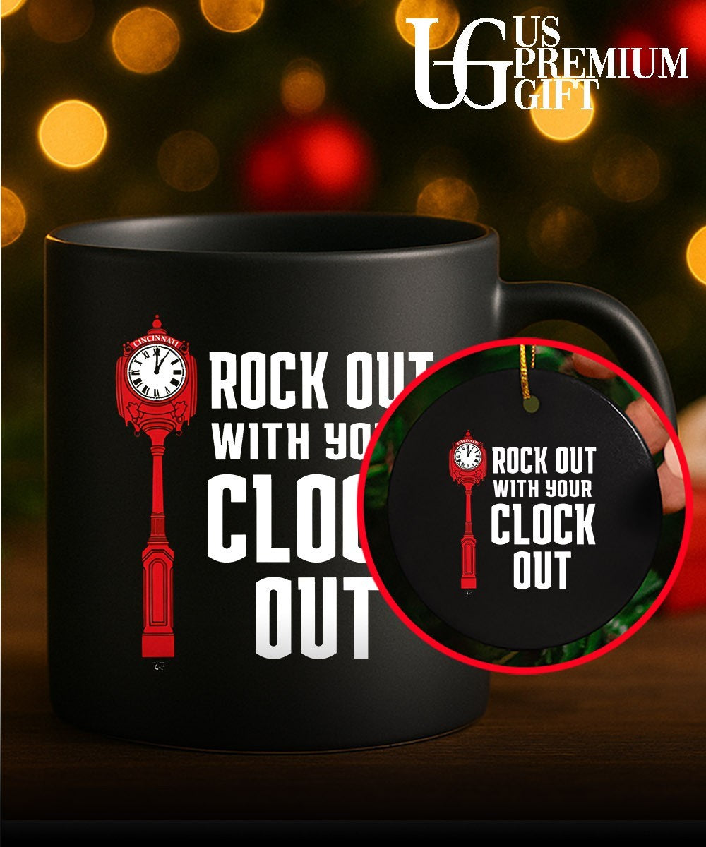 Rock out with your clock out Cincinnati Reds baseball shirt