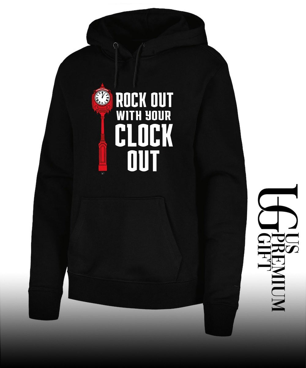 Rock out with your clock out Cincinnati Reds baseball shirt