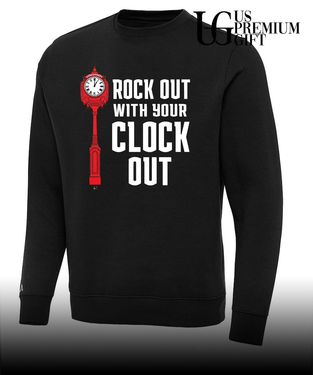 Rock out with your clock out Cincinnati Reds baseball shirt