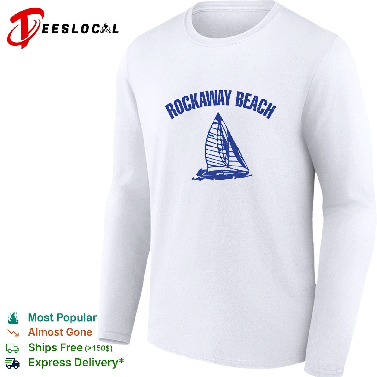 Rockaway Beach sailboat shirt