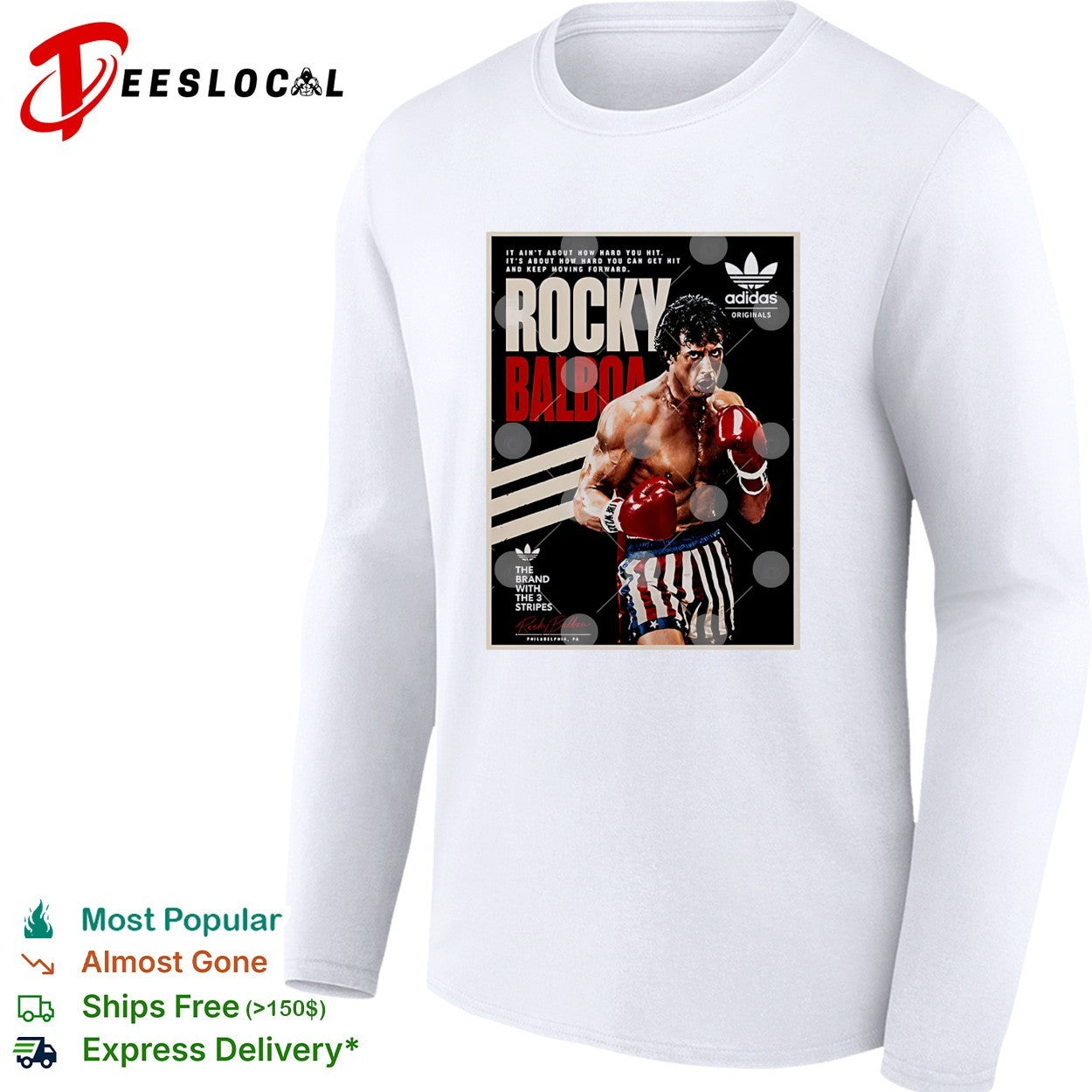 Rocky Balboa Philadelphia boxing legend poster shirt