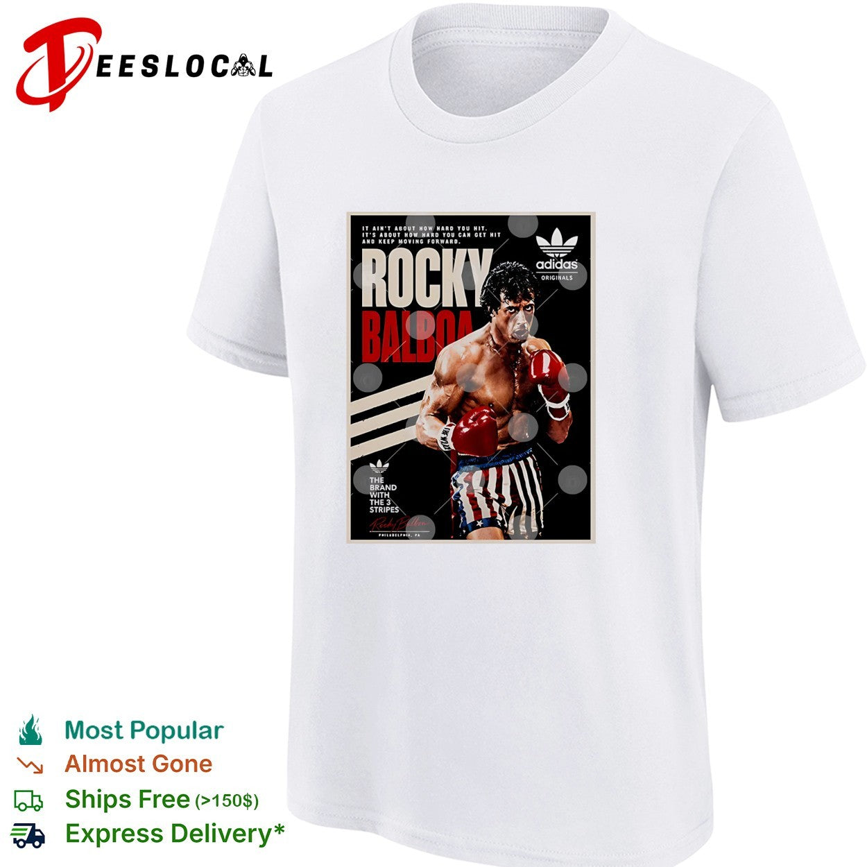 Rocky Balboa Philadelphia boxing legend poster shirt