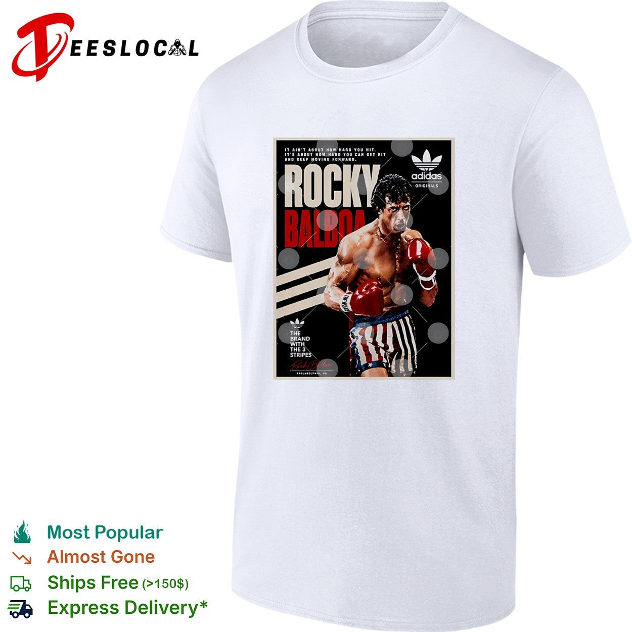 Rocky Balboa Philadelphia boxing legend poster shirt