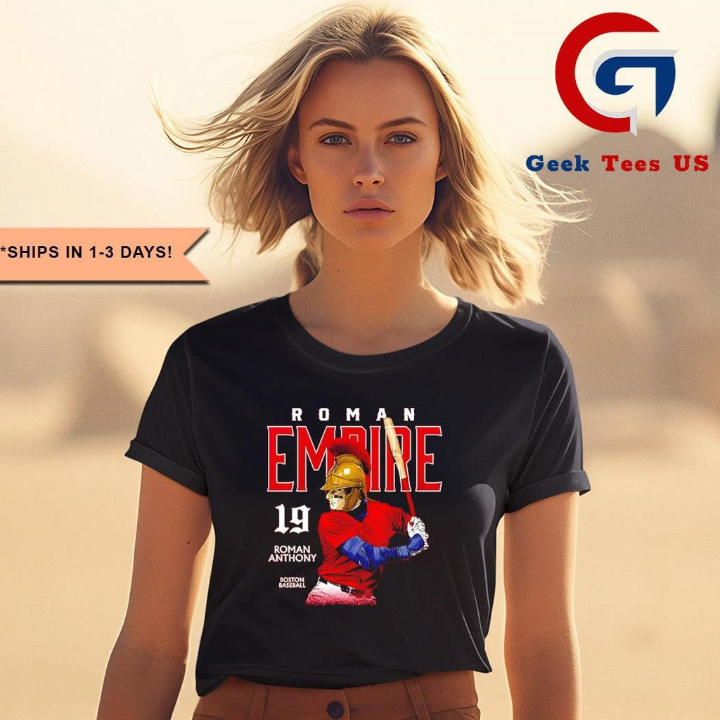 Roman Anthony Roman Empire Boston Red Sox baseball shirt