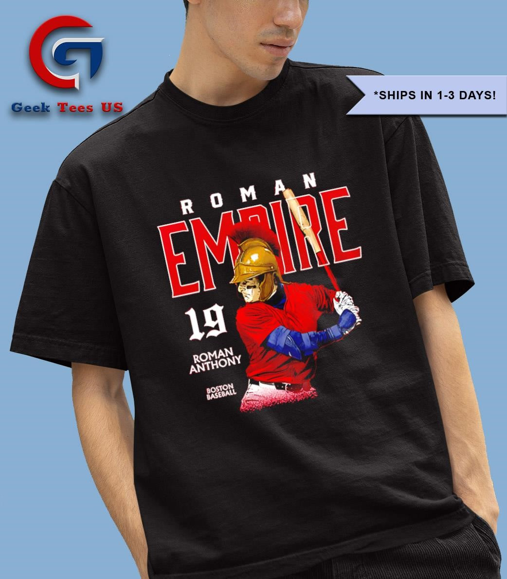 Roman Anthony Roman Empire Boston Red Sox baseball shirt