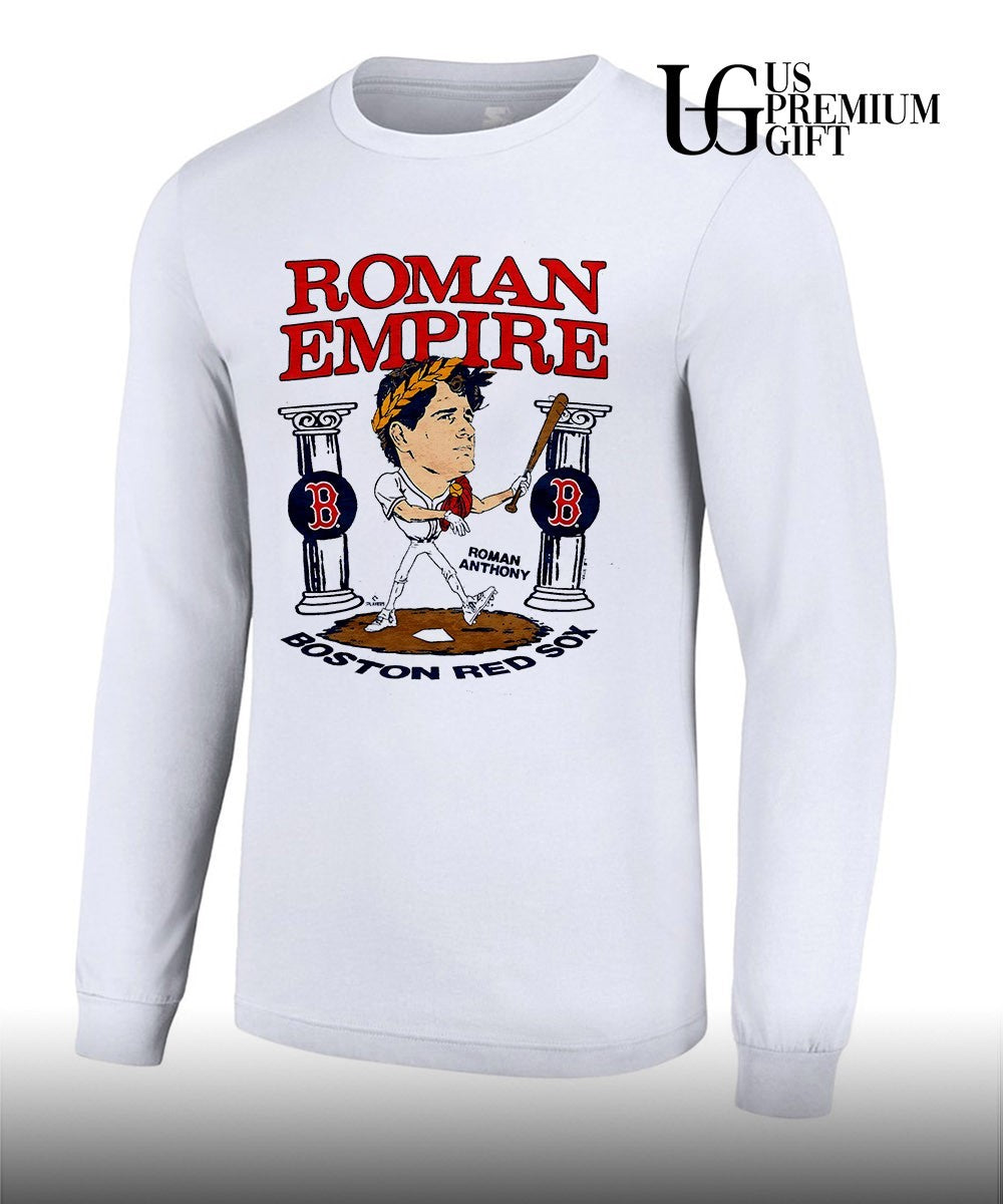 Roman Empire Roman Anthony Boston Red Sox baseball caricature signature shirt