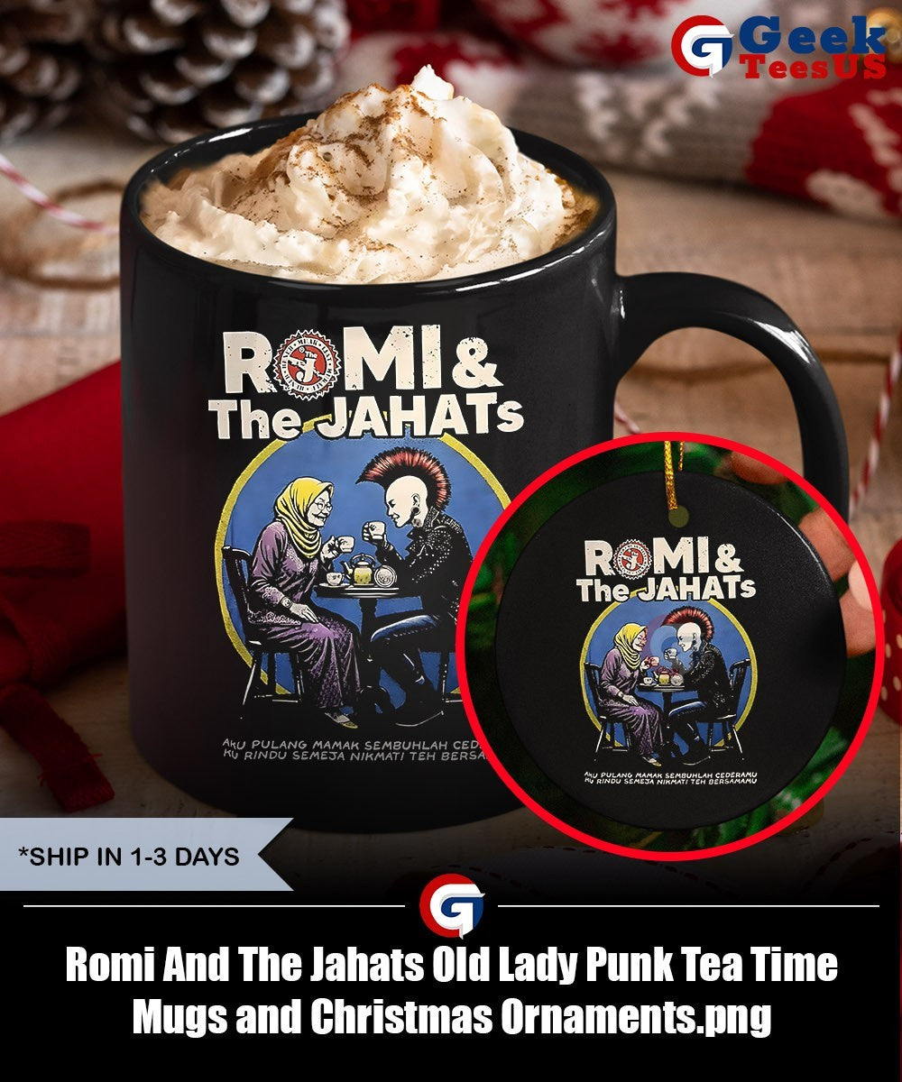 Romi And The Jahats Old Lady Punk Tea Time shirt