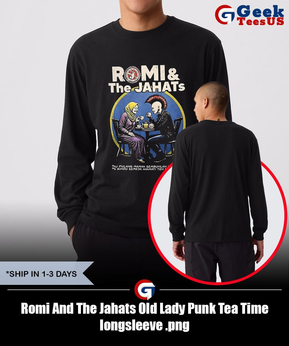 Romi And The Jahats Old Lady Punk Tea Time shirt