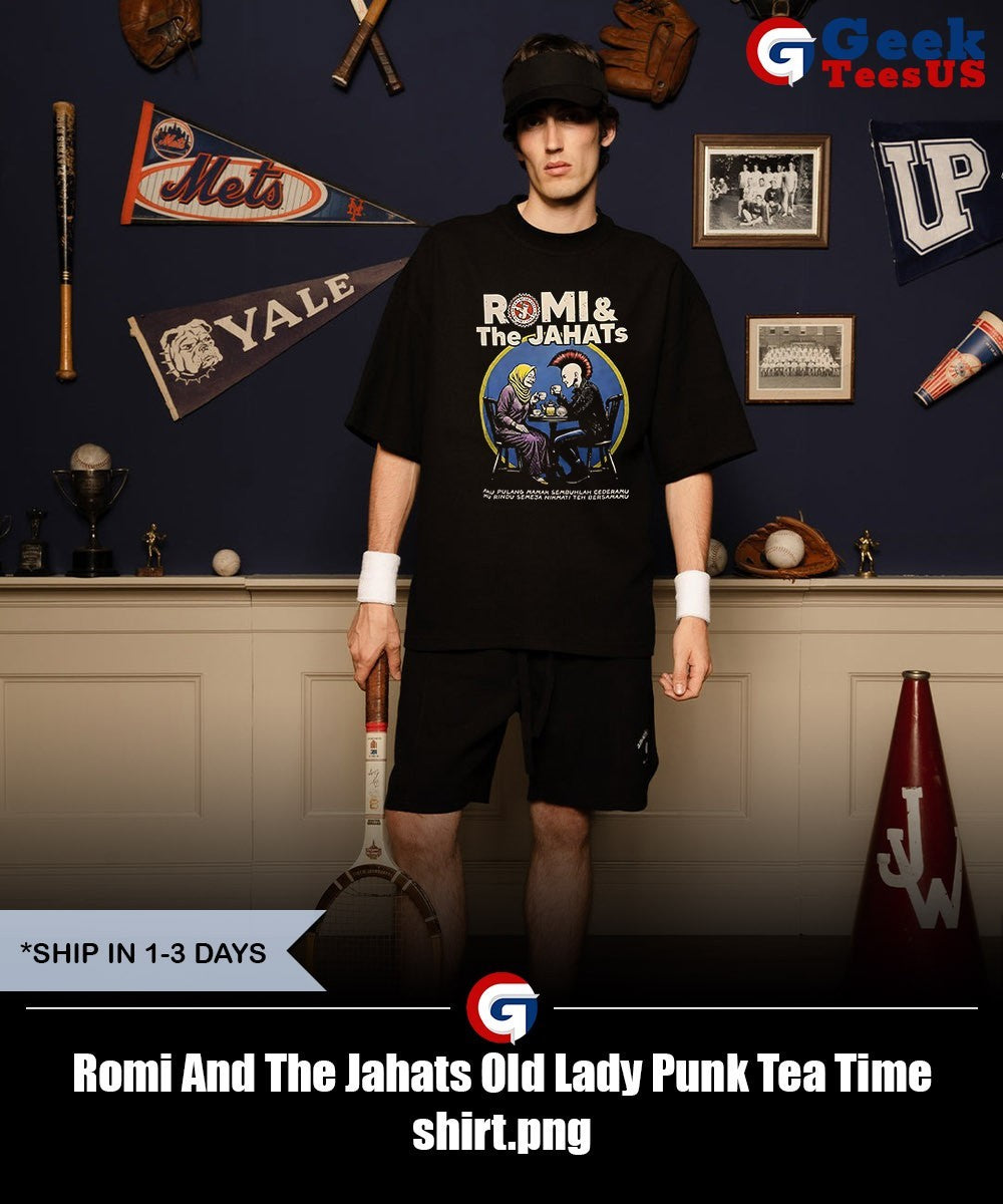 Romi And The Jahats Old Lady Punk Tea Time shirt