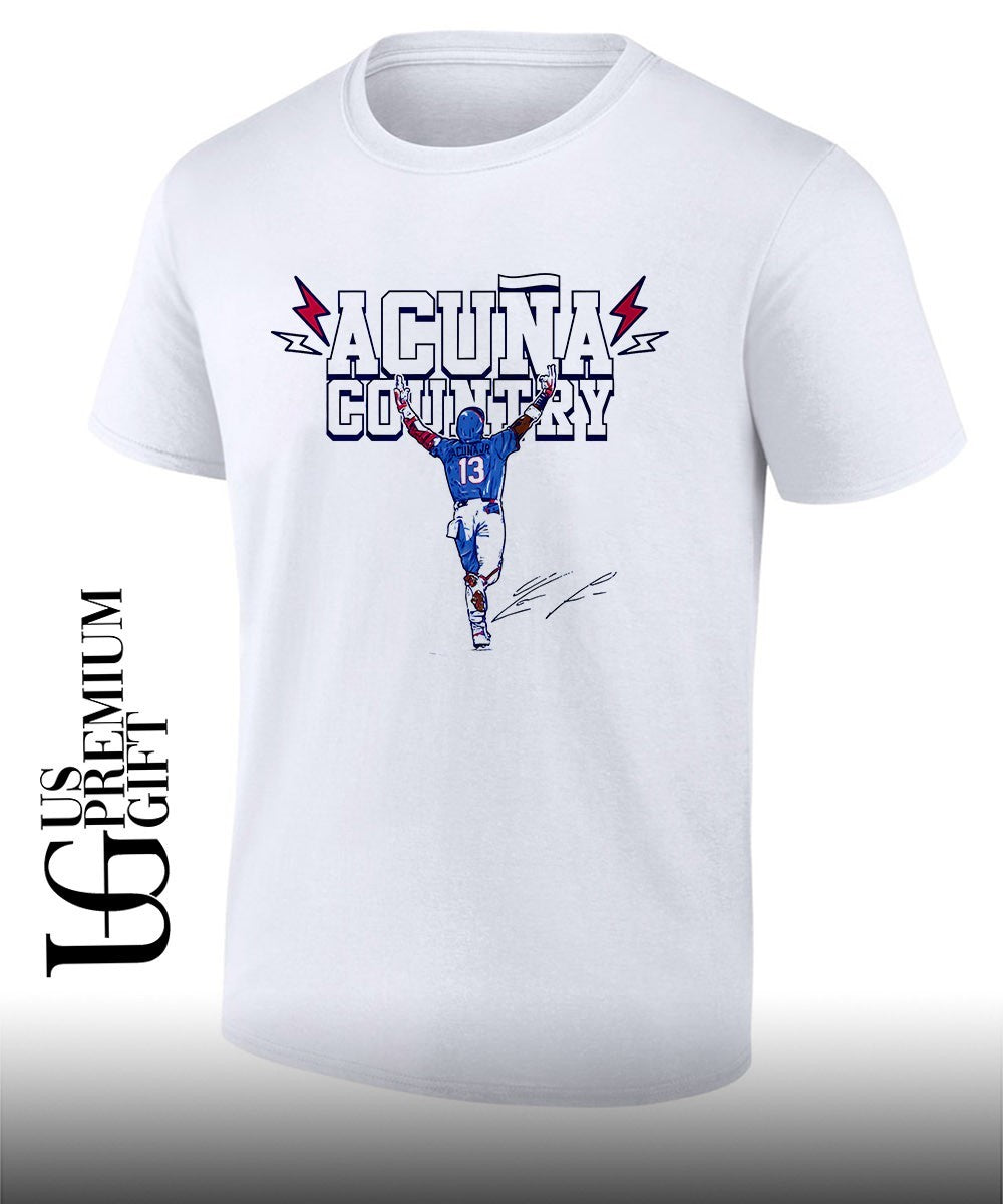 Ronald Acuna Jr. Atlanta Braves baseball signature shirt