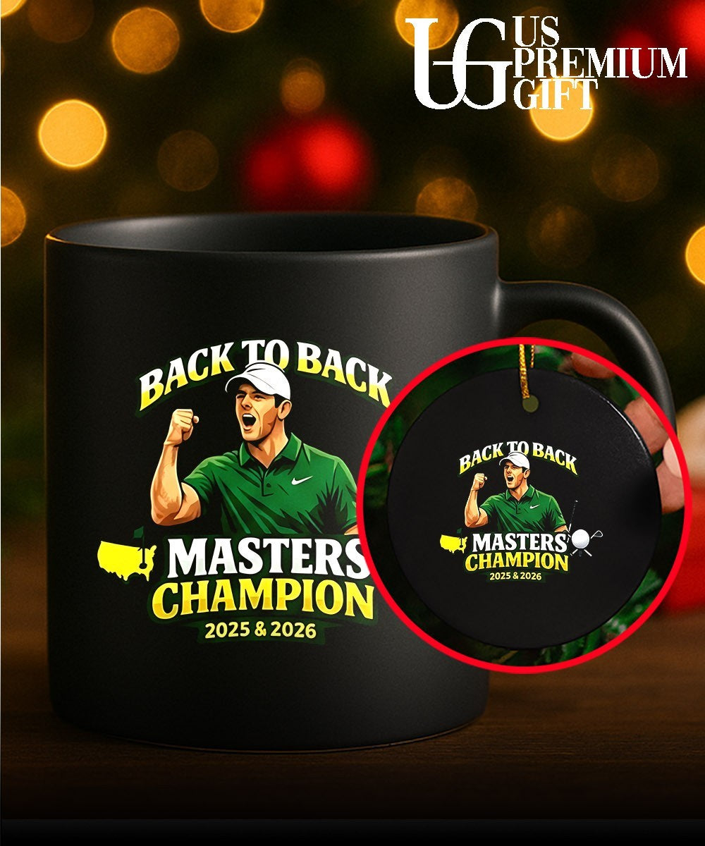 Rory McIlroy back to back Masters Champion 2026 Golf shirt
