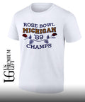 Rose Bowl 1989 Michigan Wolverines Champs shirt