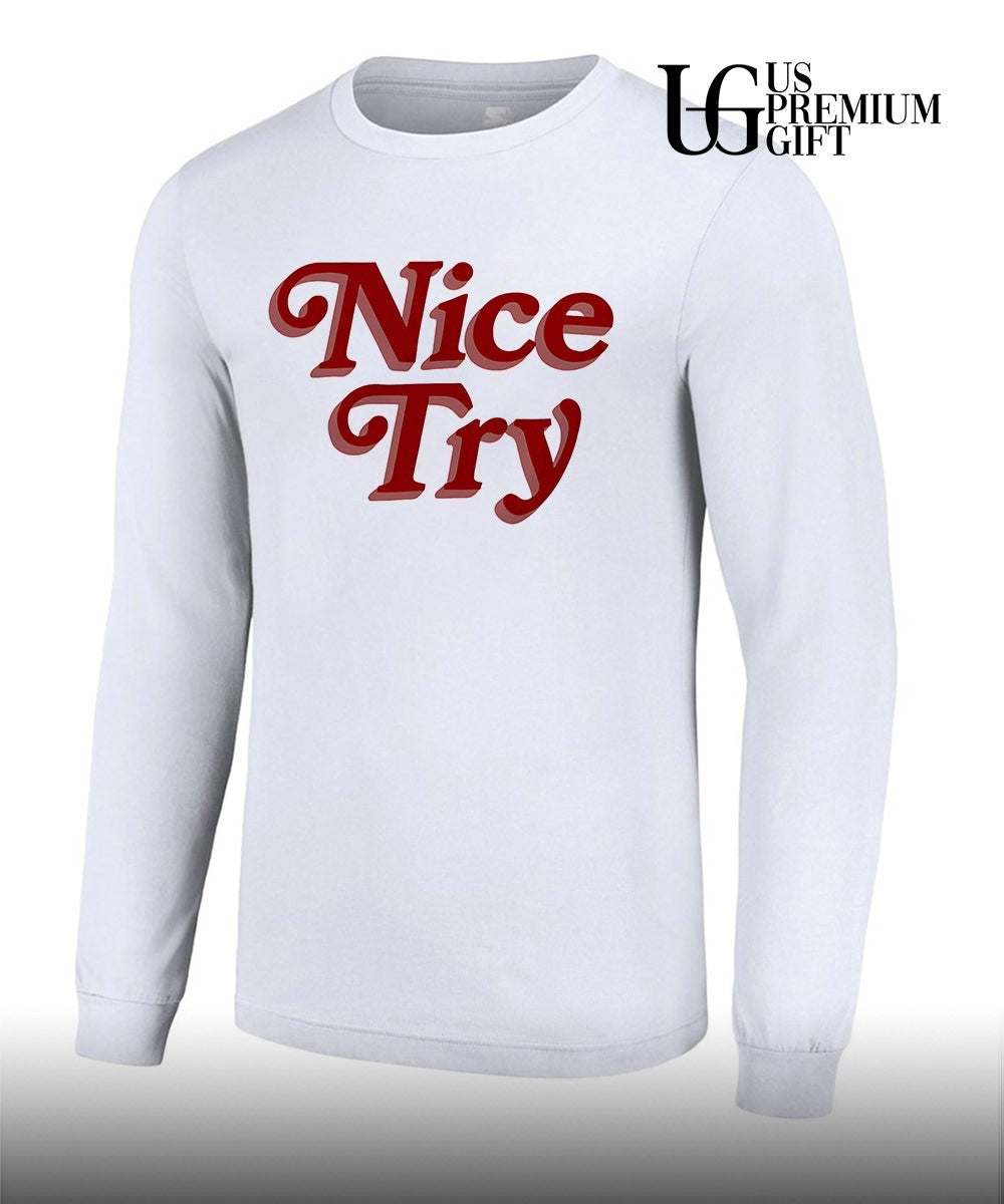 Rosé Nice Try Burnout shirt