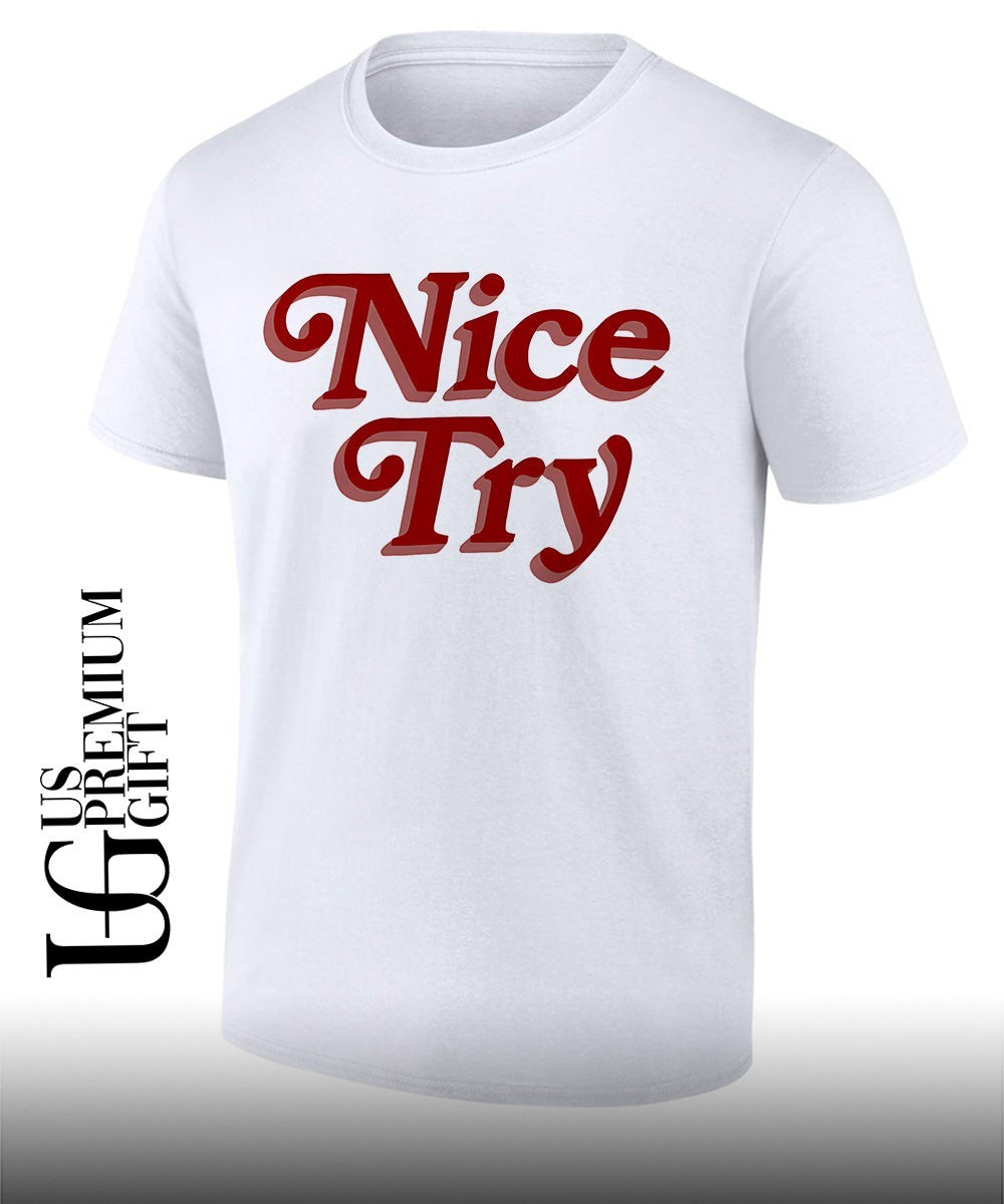 Rosé Nice Try Burnout shirt
