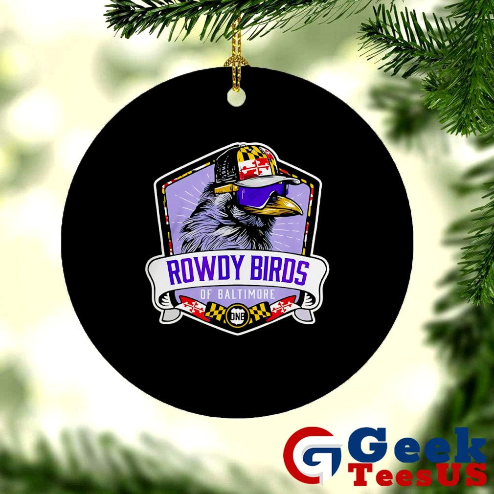 Rowdy Birds of Baltimore Badge graphic shirt