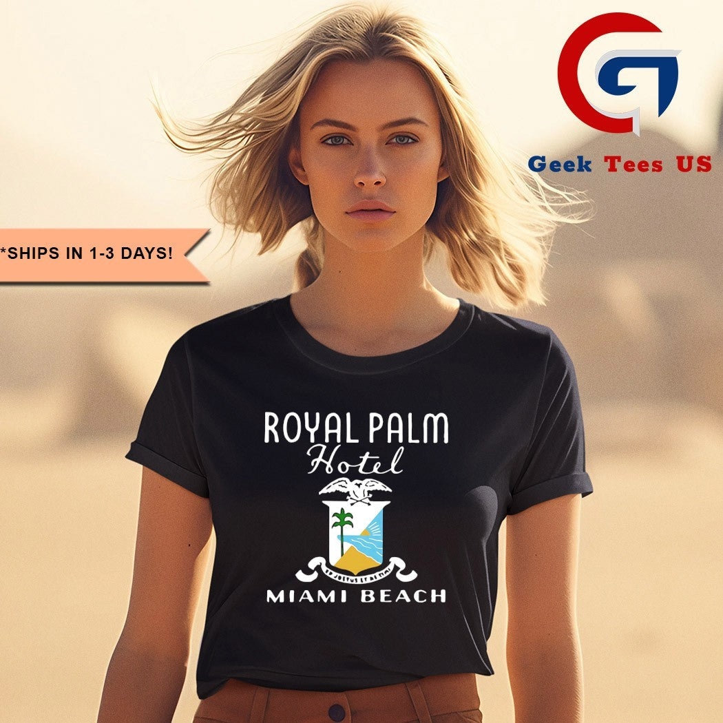 Royal Palm Hotel logo shirt