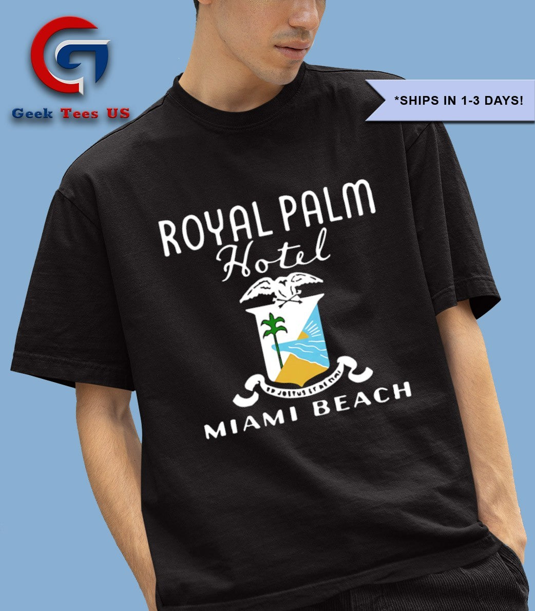 Royal Palm Hotel logo shirt