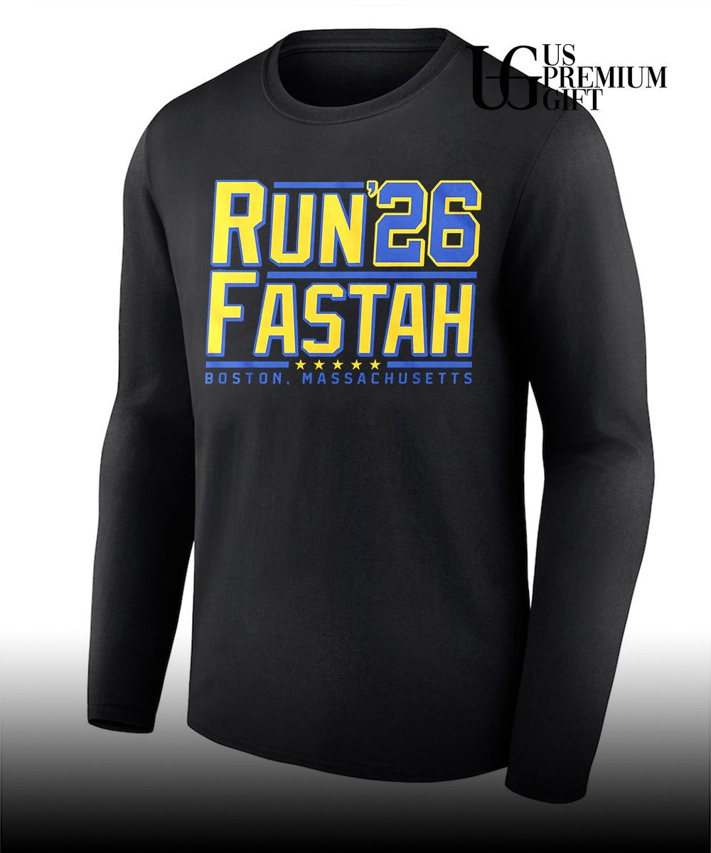 Run Fastah ’26 Boston Massachusetts shirt