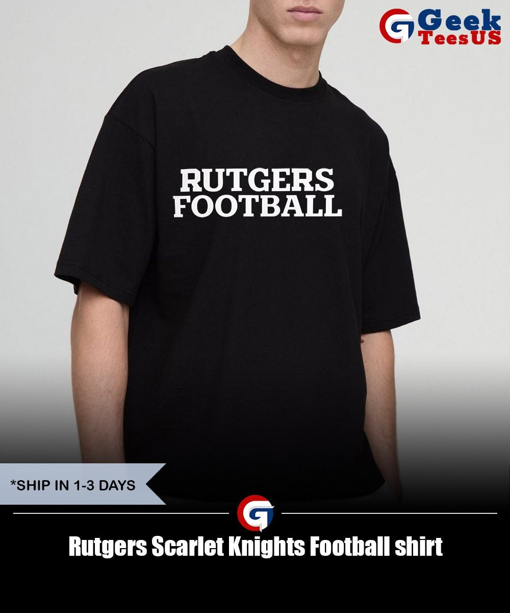 Rutgers Scarlet Knights Football shirt