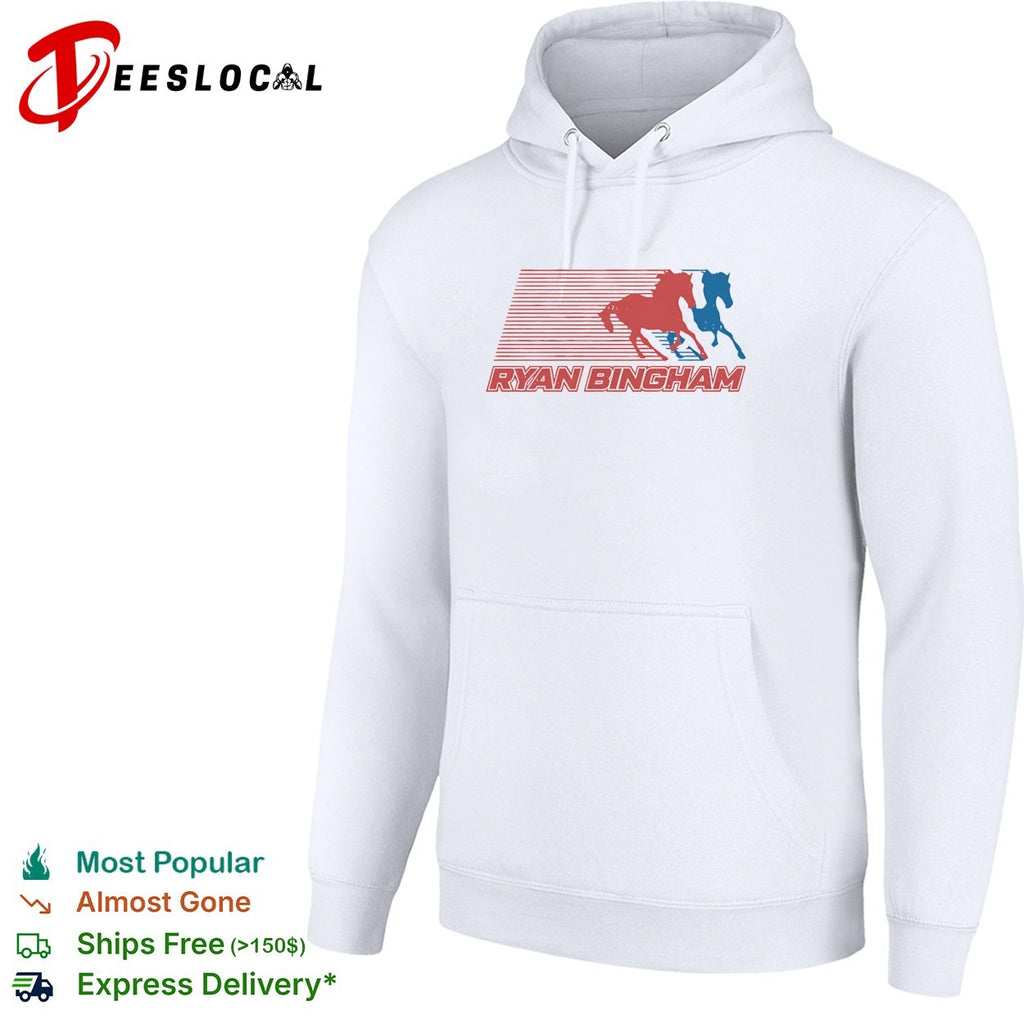 Ryan Bingham running horses logo shirt