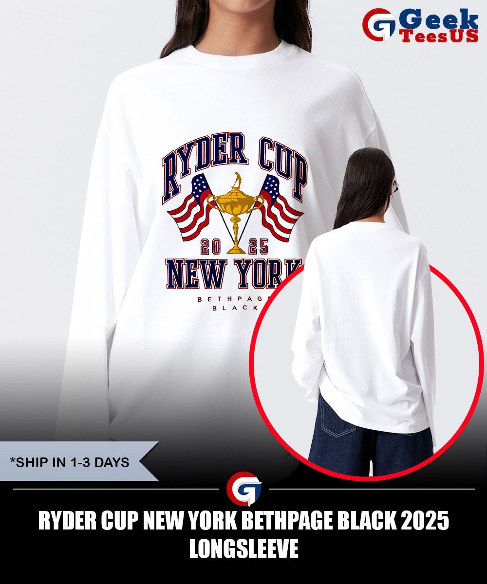 Ryder Cup New York Bethpage Black 2025 shirt